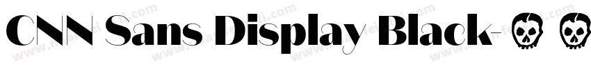 CNN Sans Display Black字体转换